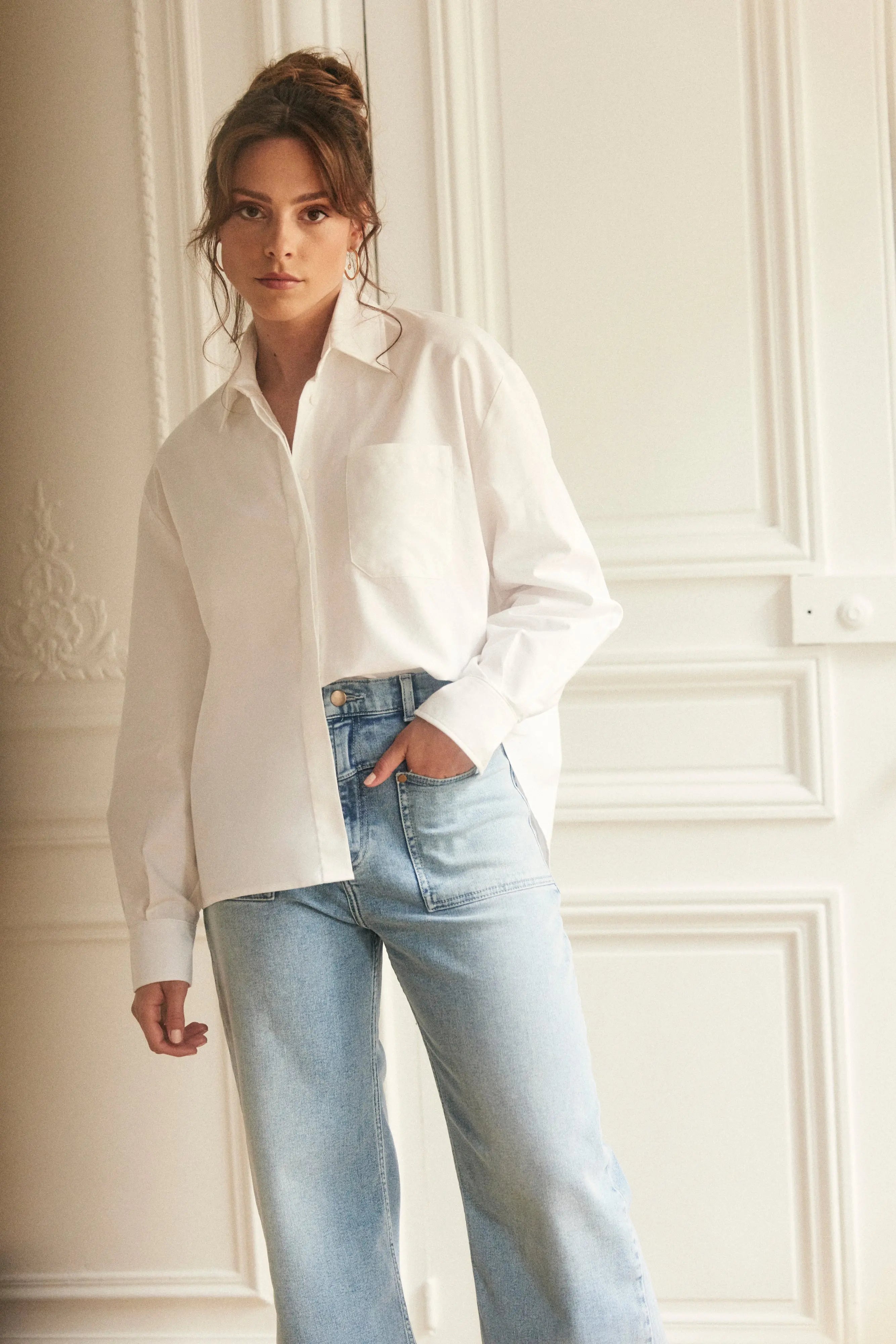 PAUEME I Chemise I Chemise Harmony - Blanche