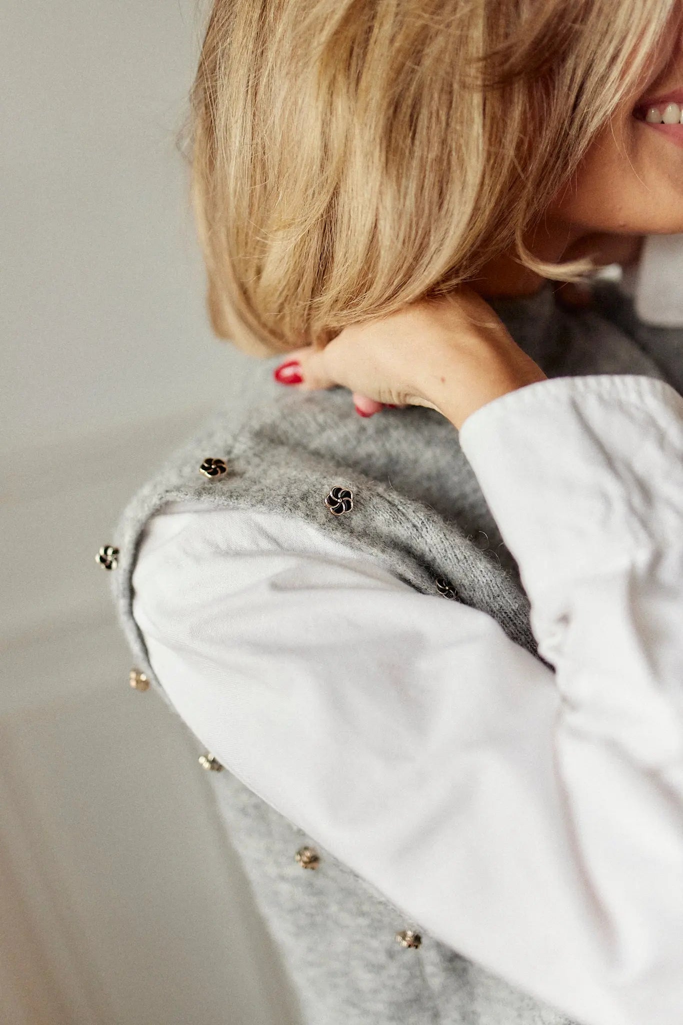 PAUEME I PULL I Pull maille Elie - Gris