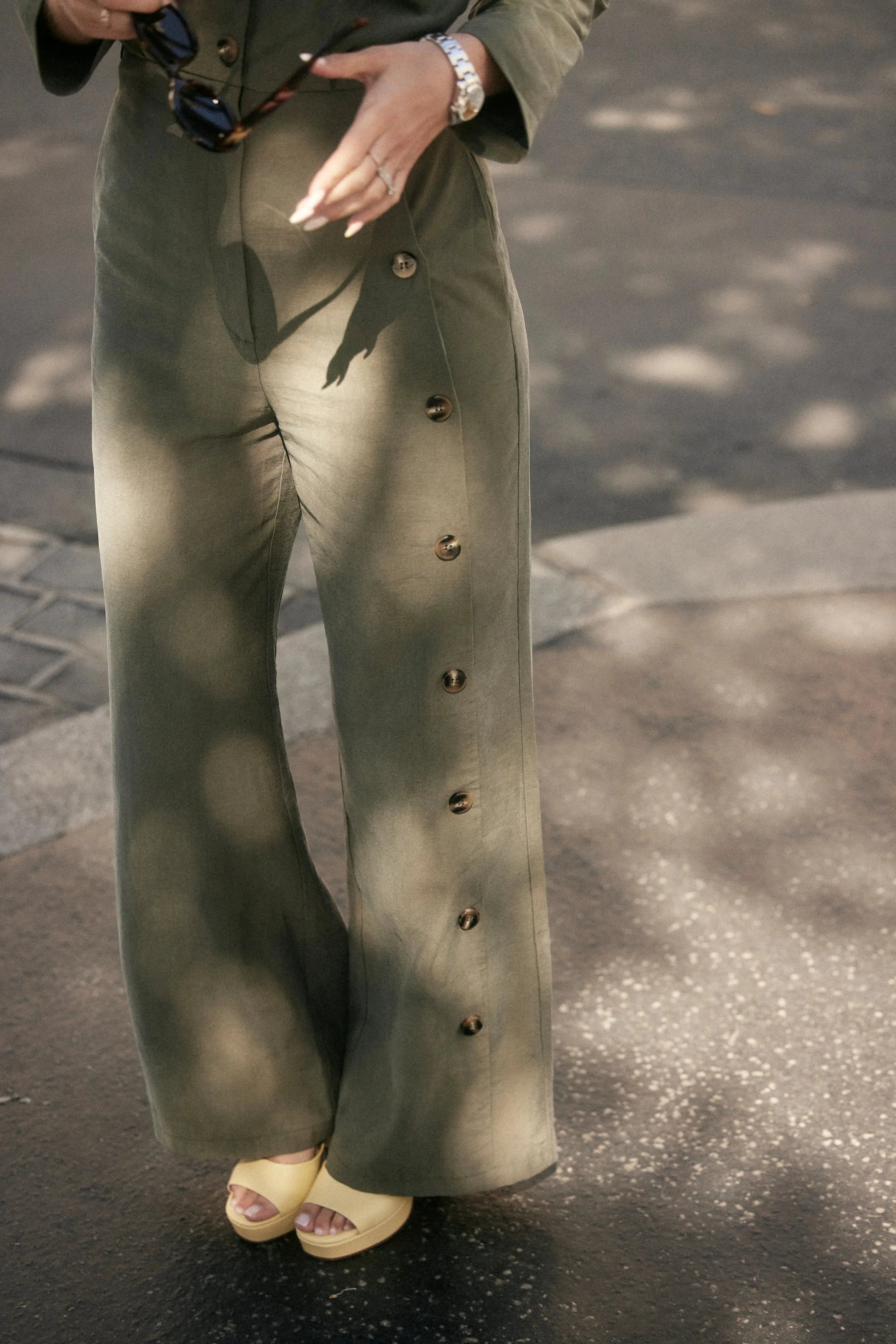 PAUEME I ROBE I Combinaison Adaline - Kaki