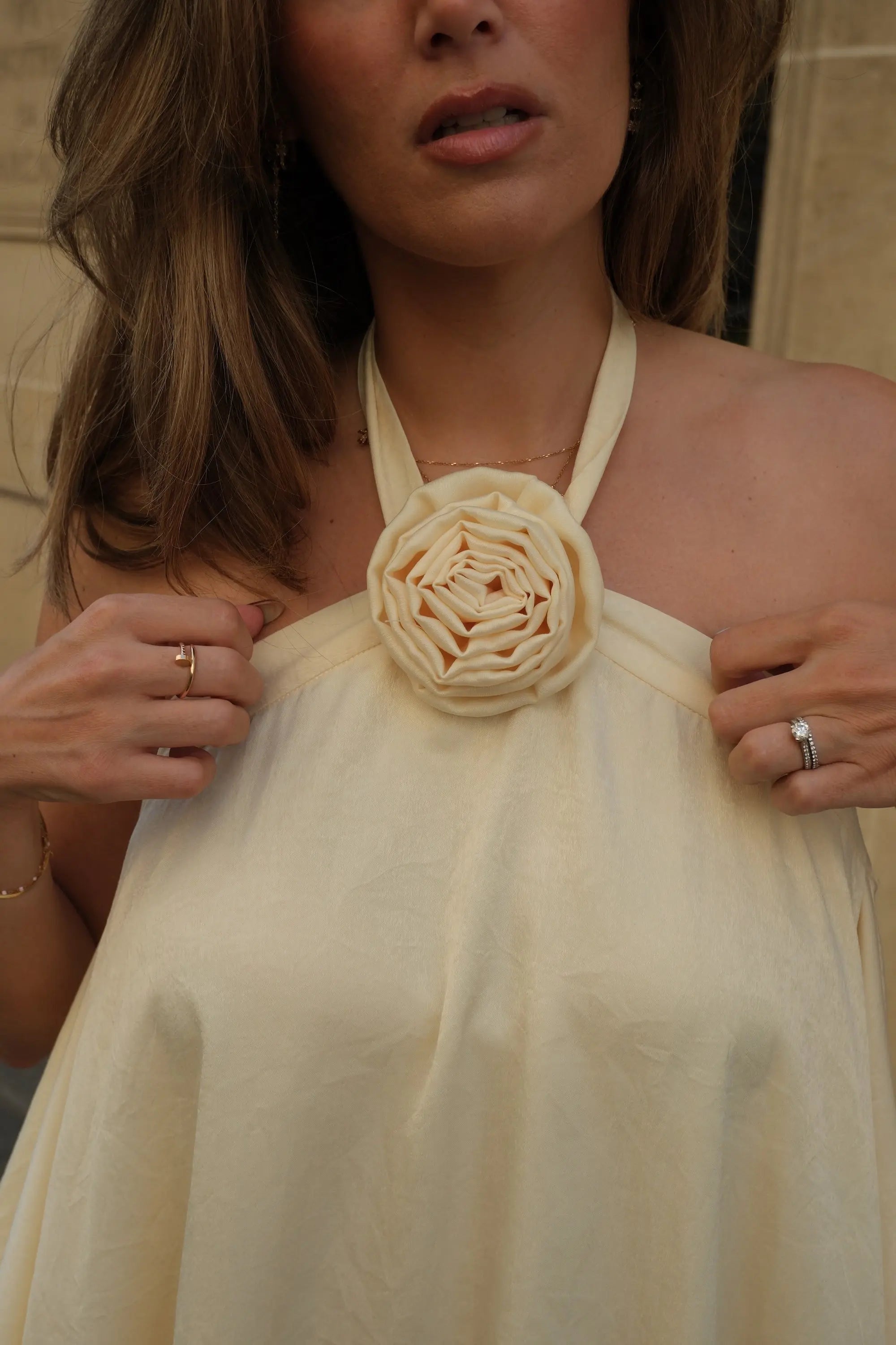 PAUEME I Robe I Robe Flora - Butter Yellow