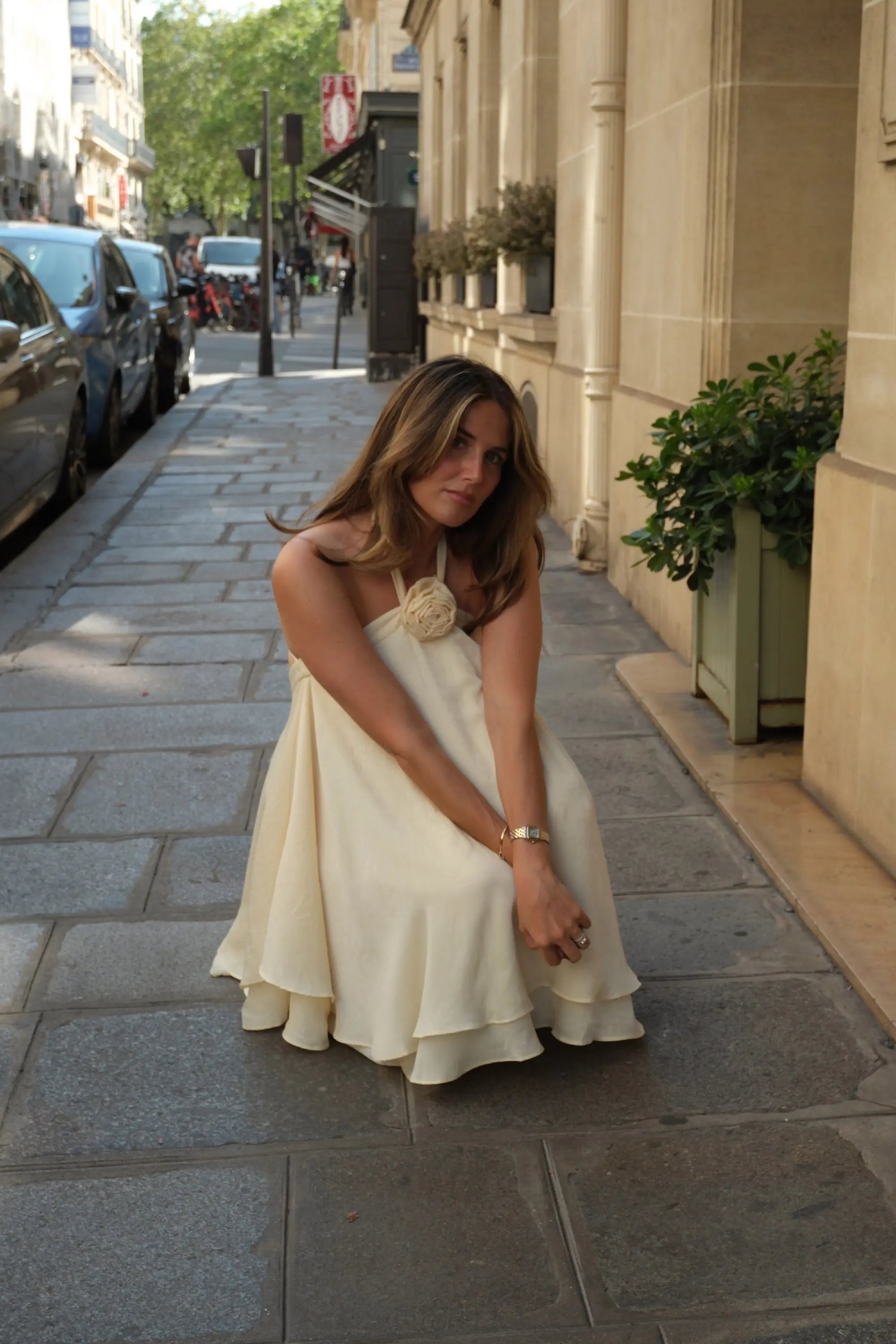 PAUEME I Robe I Robe Flora - Butter Yellow