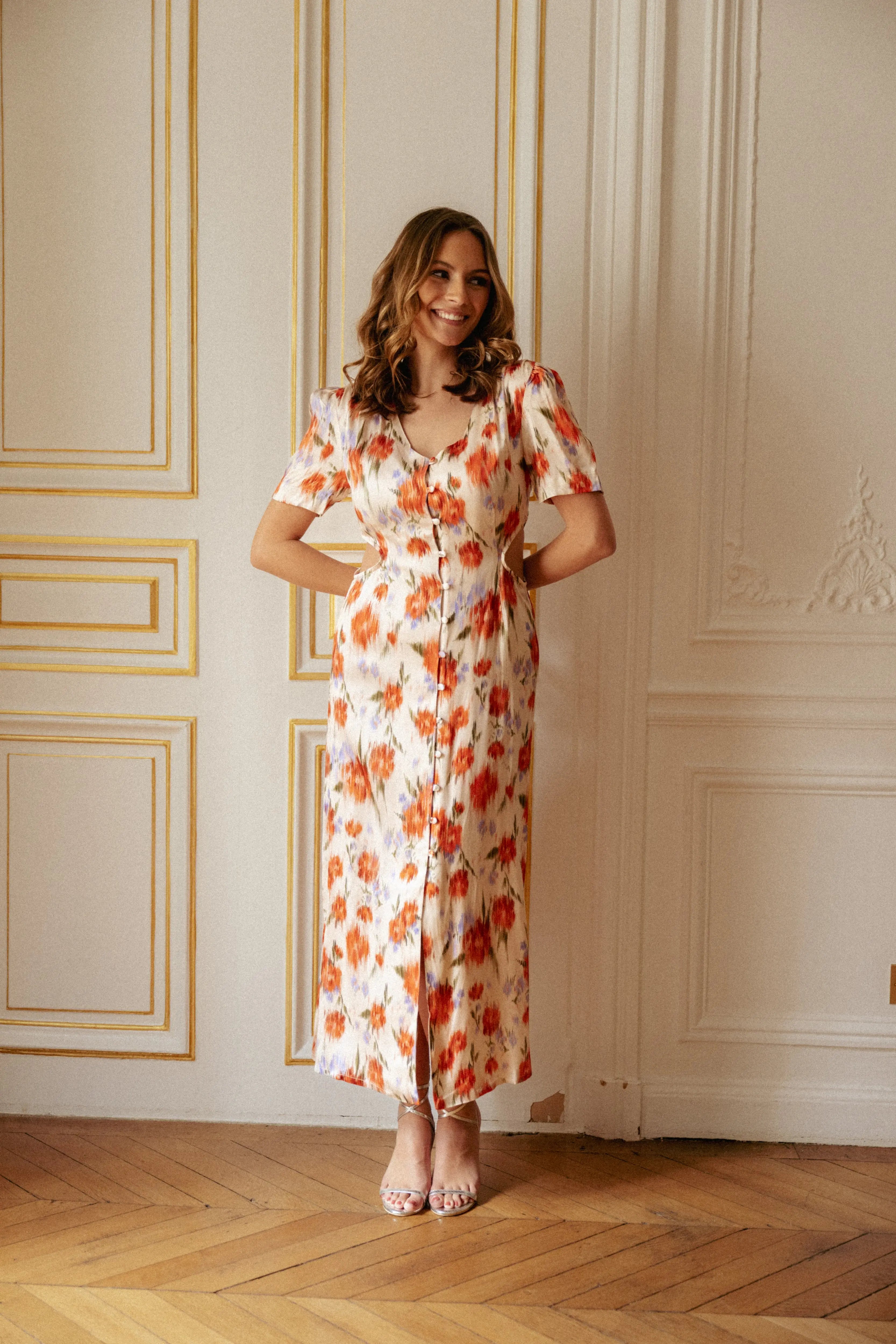 PAUEME I Robe I Robe Jeanne - Imp Camelia