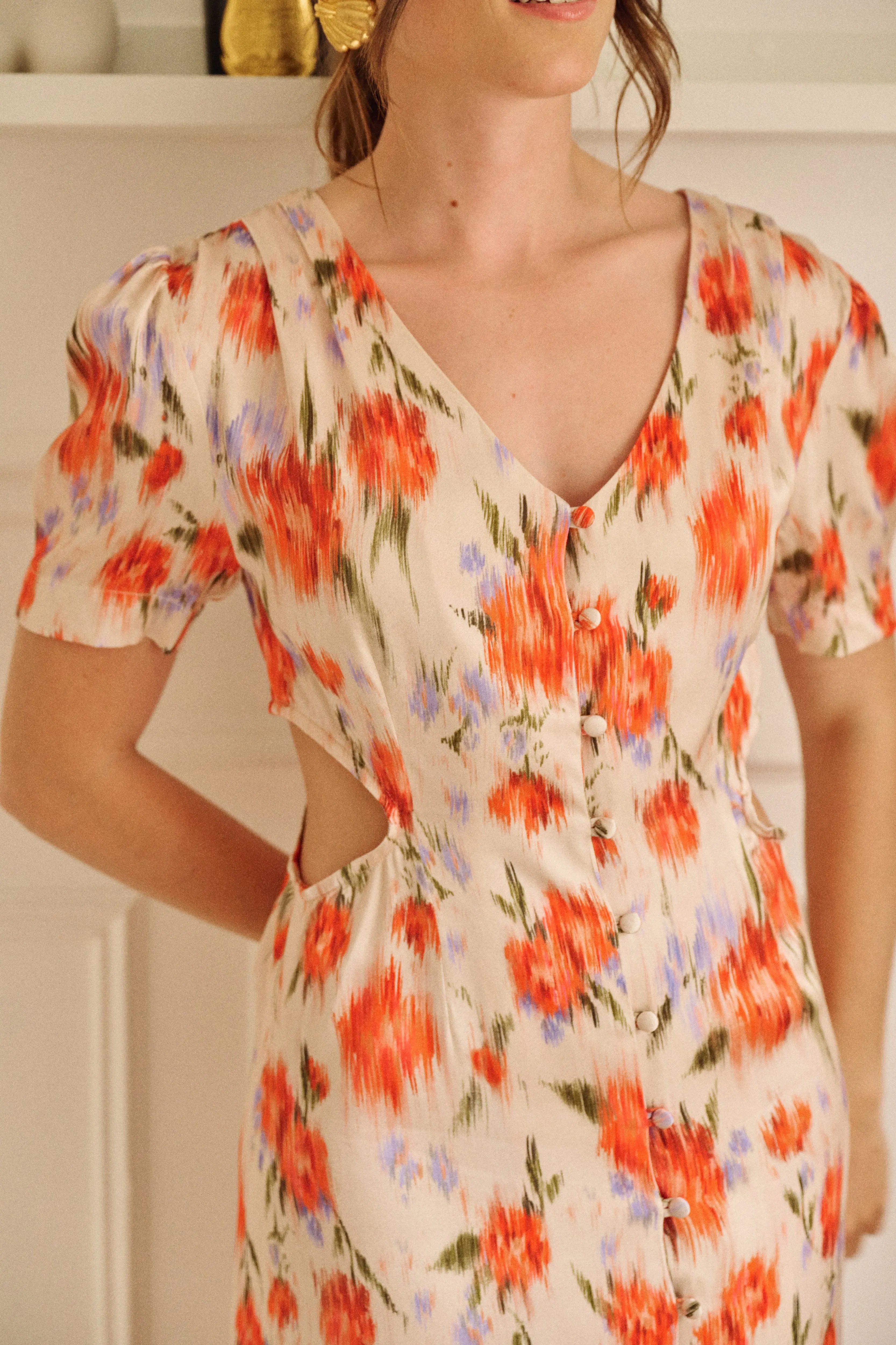 PAUEME I Robe I Robe Jeanne - Imp Camelia