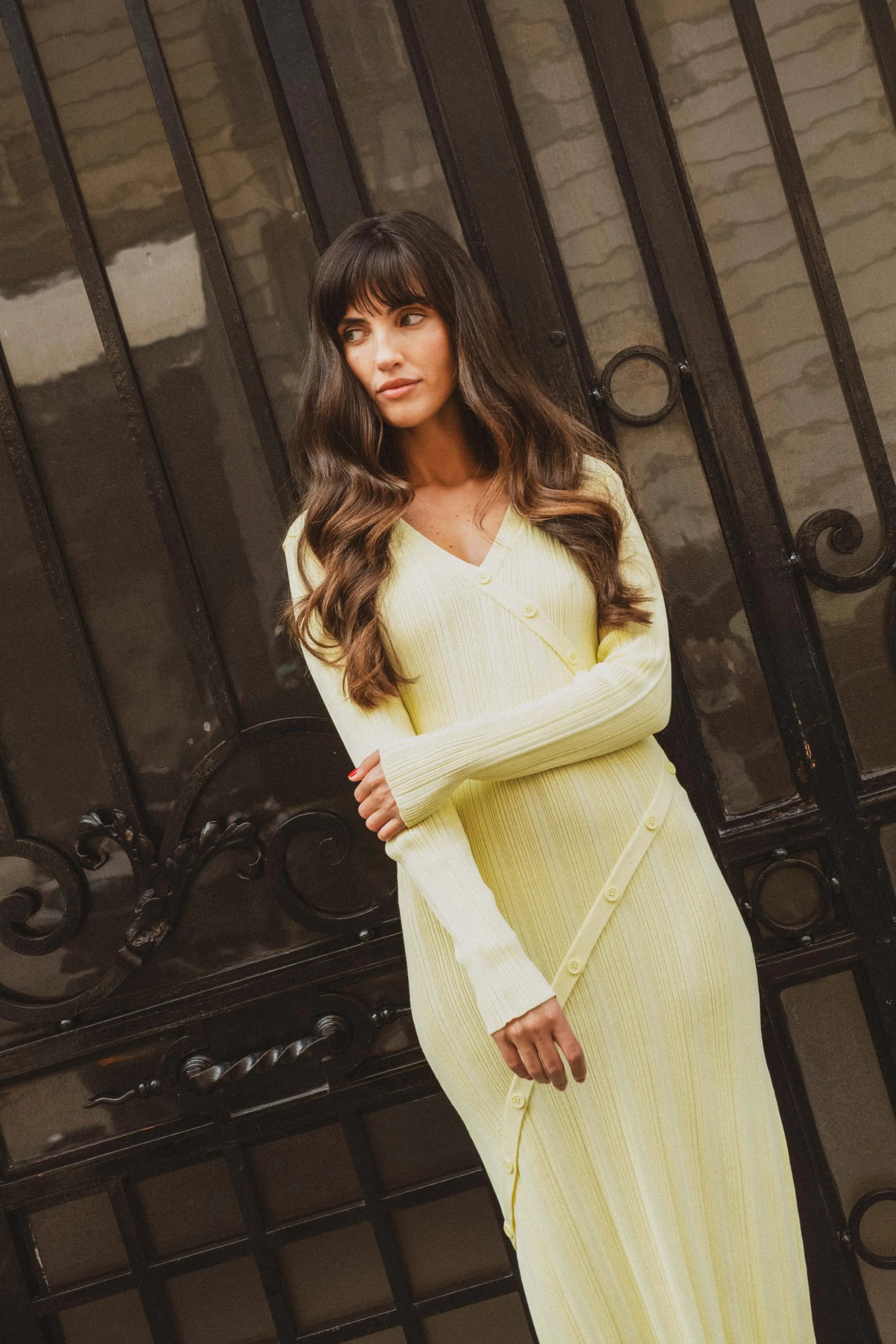 PAUEME I Robe Longue I Robe longue Amaya - Jaune