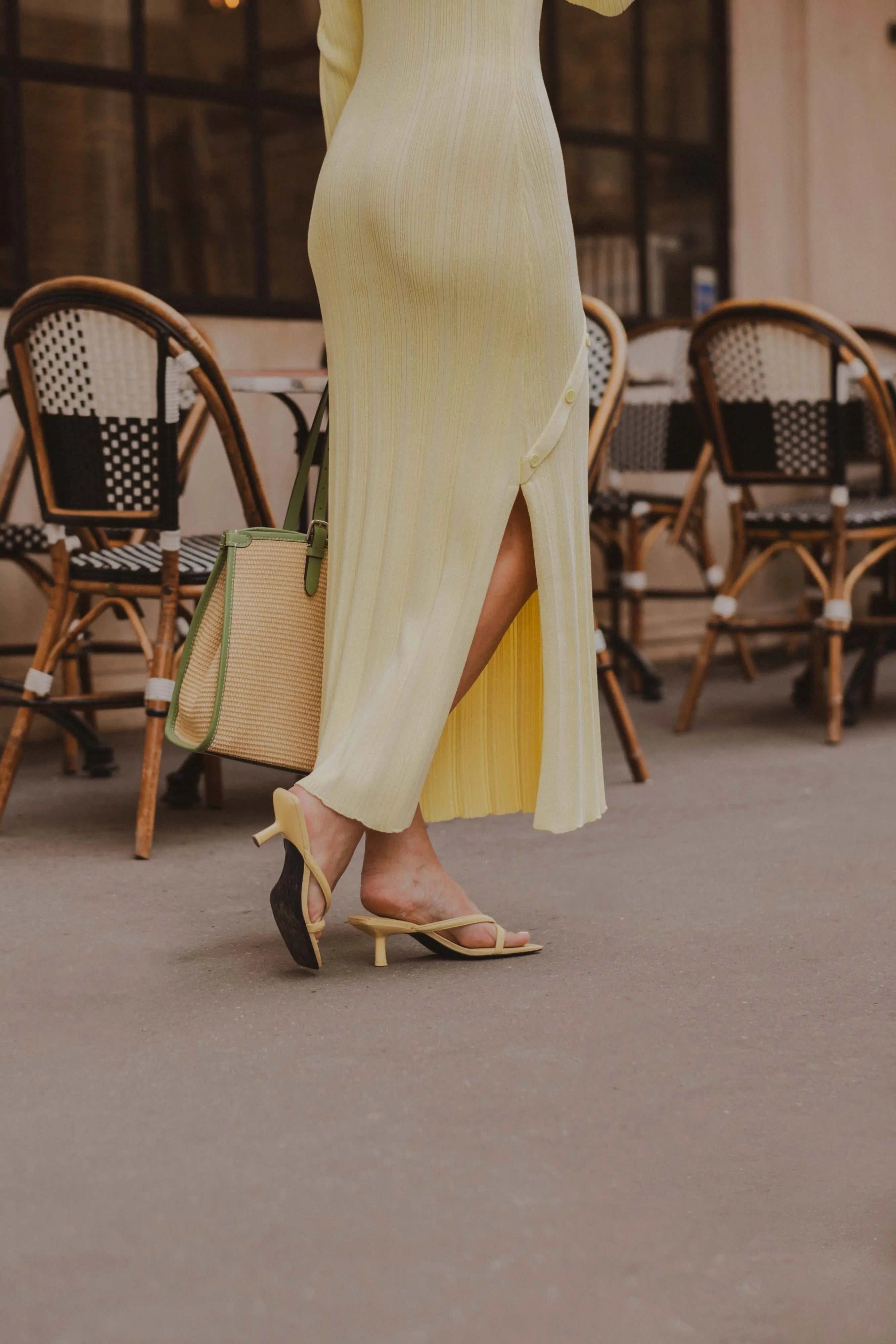PAUEME I Robe Longue I Robe longue Amaya - Jaune