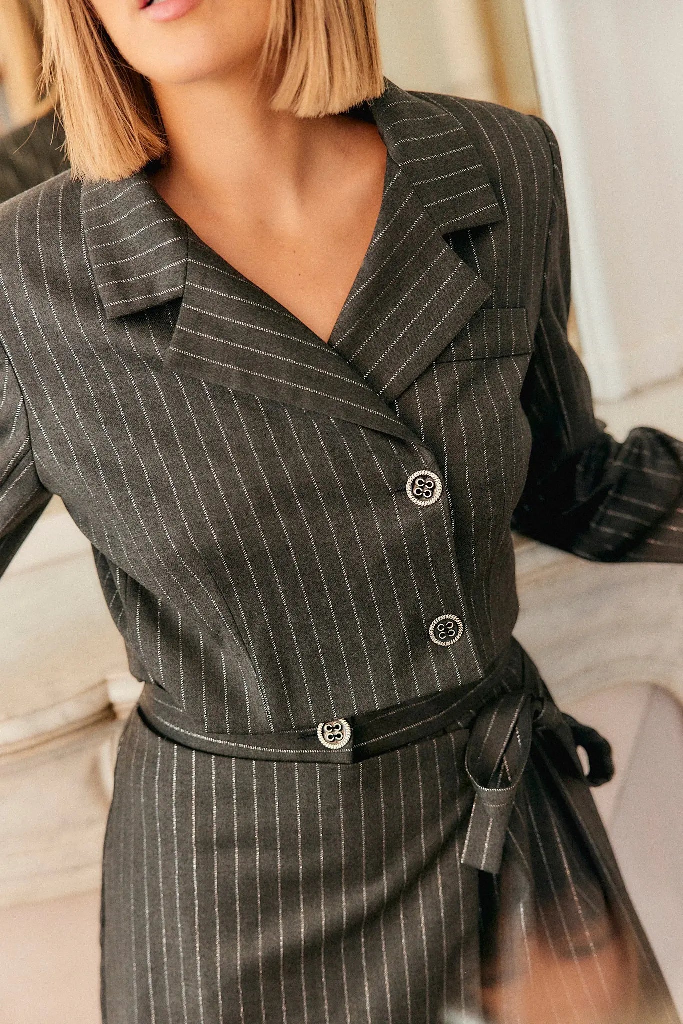 PAUEME I VESTE I Veste Vicky - Rayures tennis