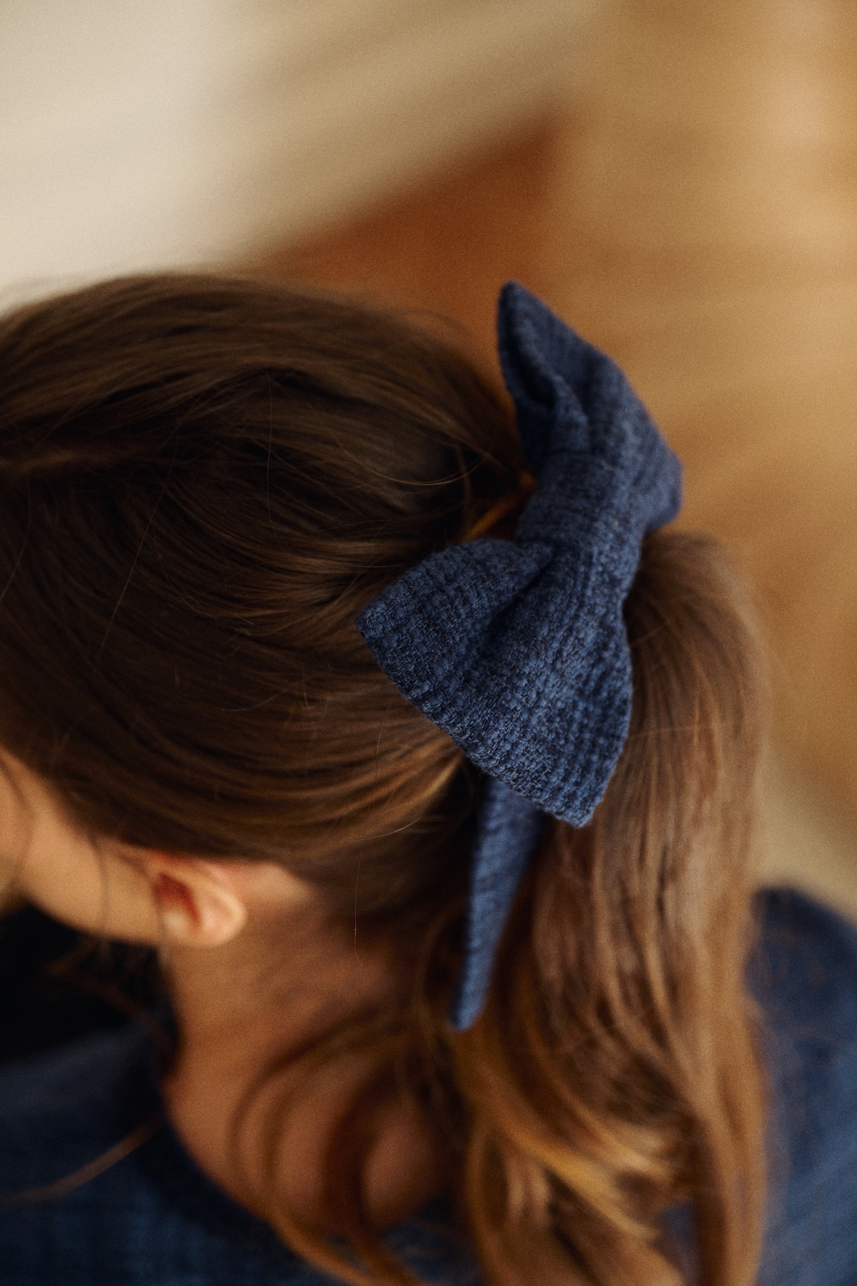 PAUEME I ACCESSOIRES I Nœud - Tweed bleu