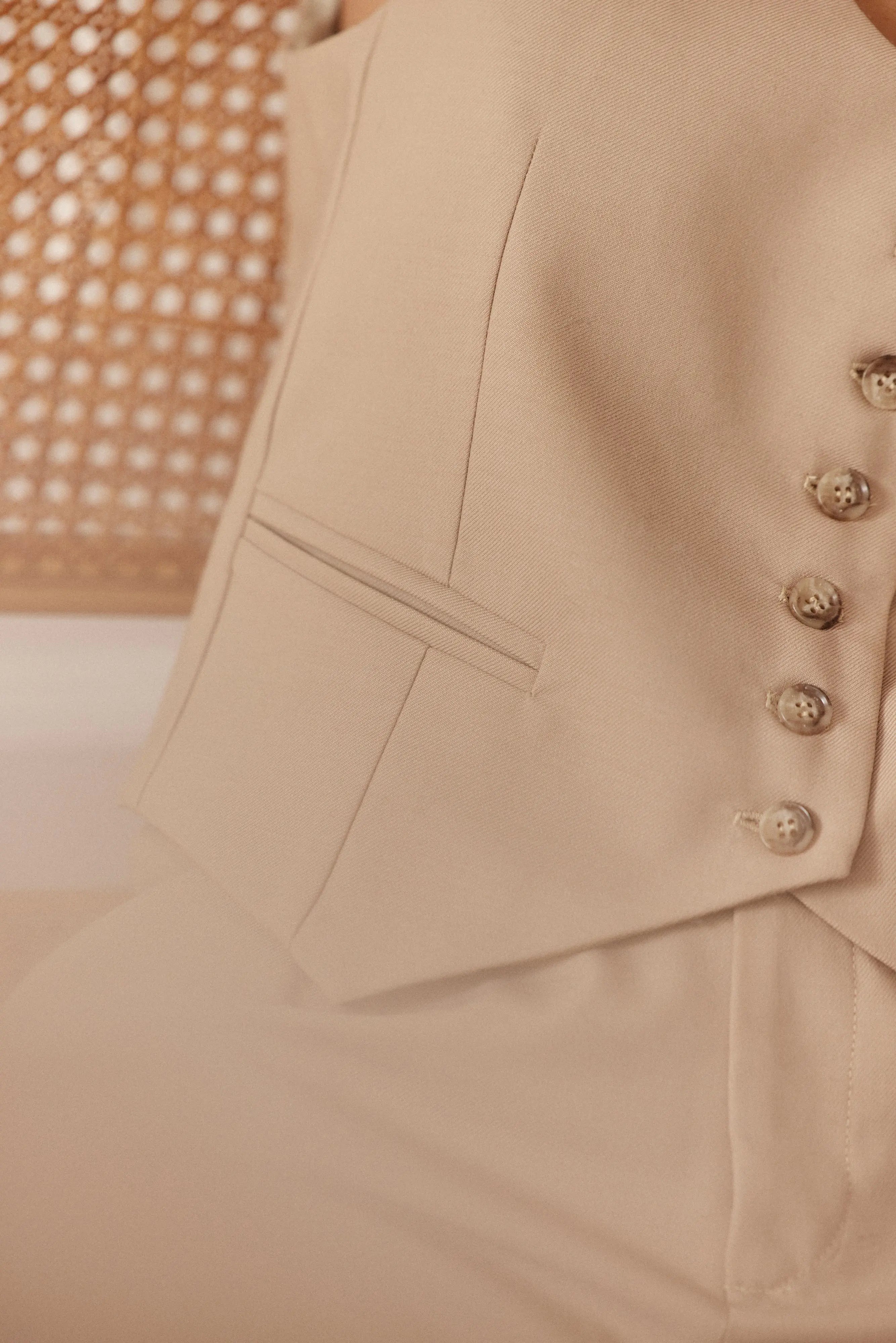 PAUEME I GILET I Gilet Georges - Beige