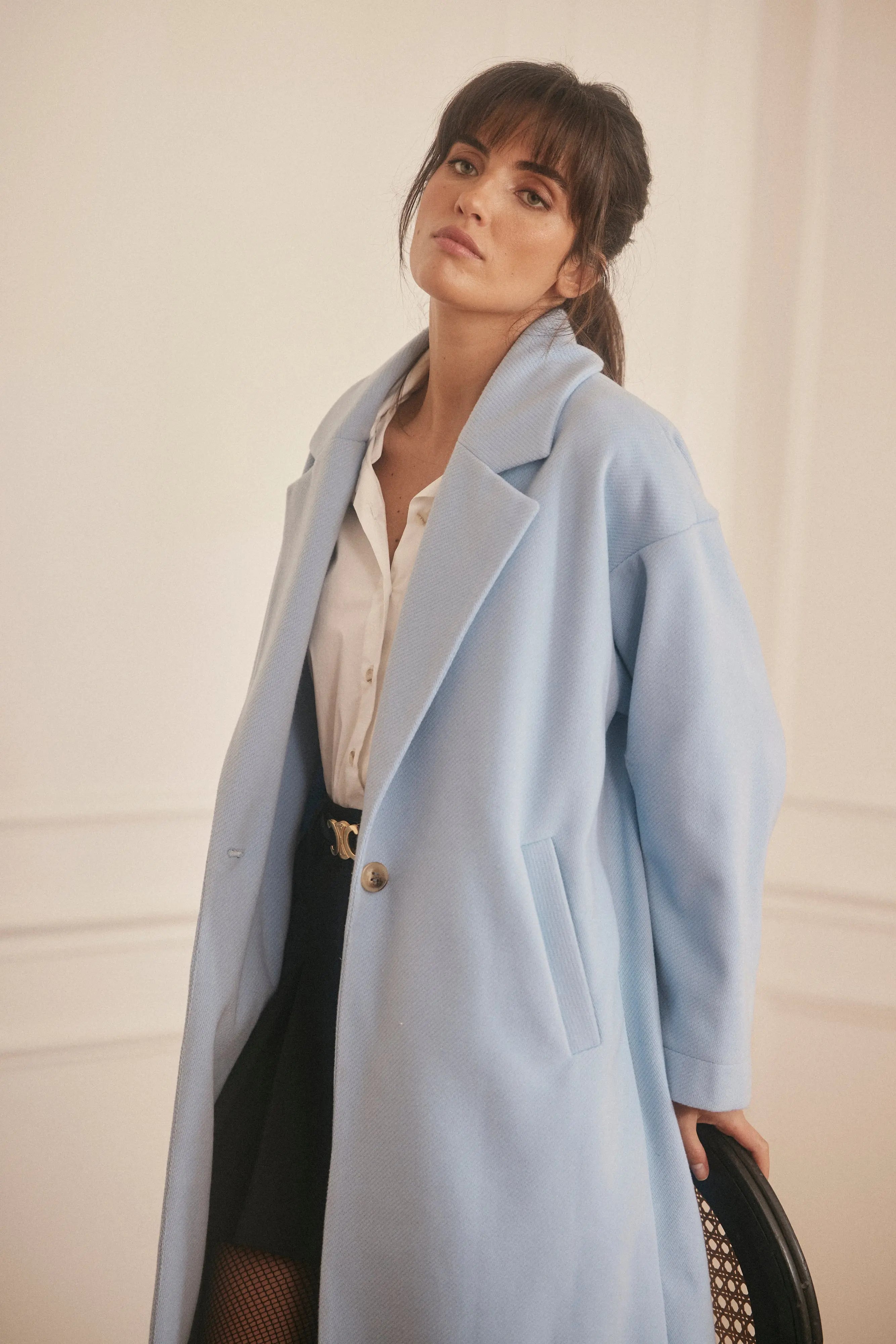 PAUEME I MANTEAU I Manteau Antoine - Bleu Ciel