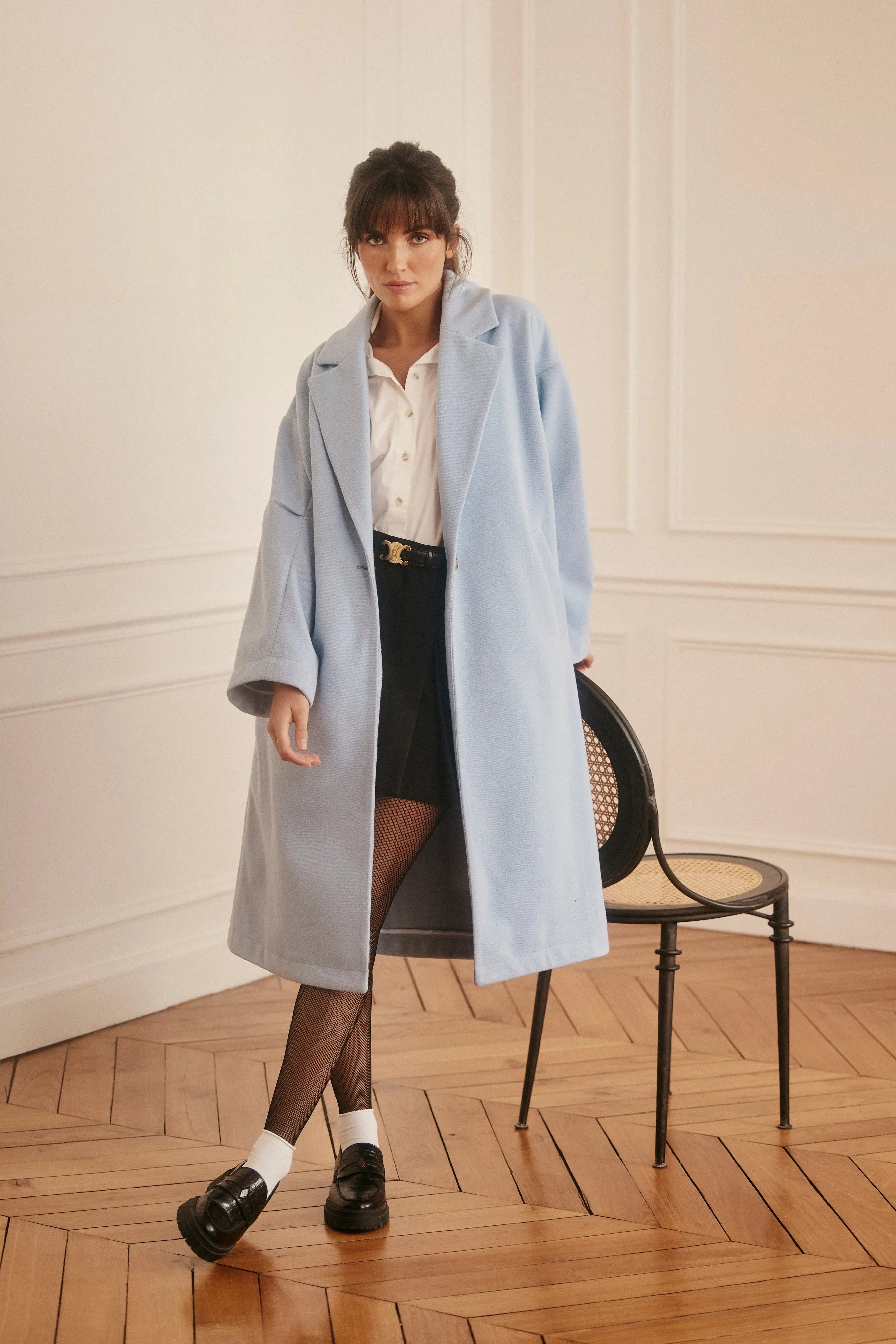 PAUEME I MANTEAU I Manteau Antoine - Bleu Ciel