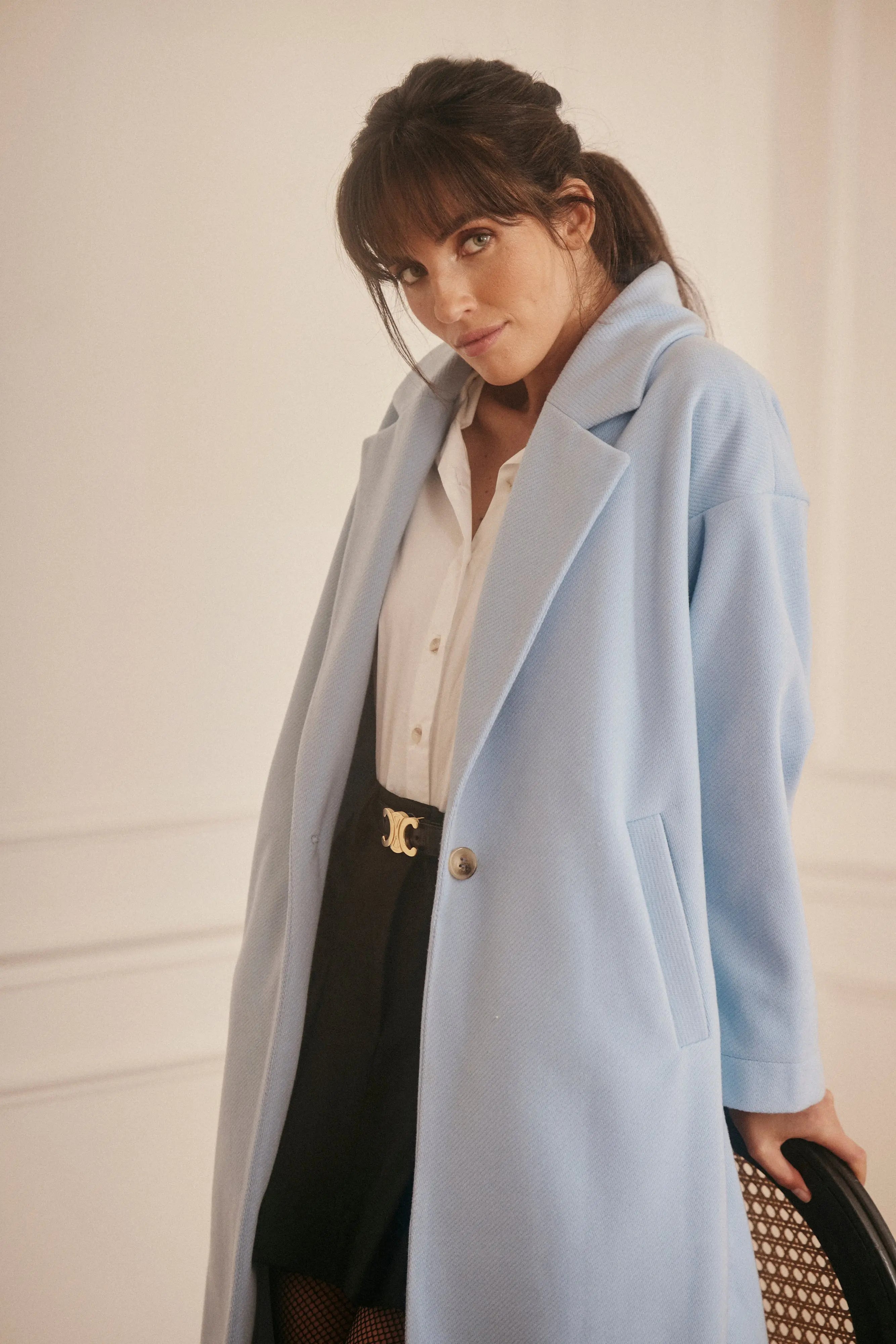 PAUEME I MANTEAU I Manteau Antoine - Bleu Ciel