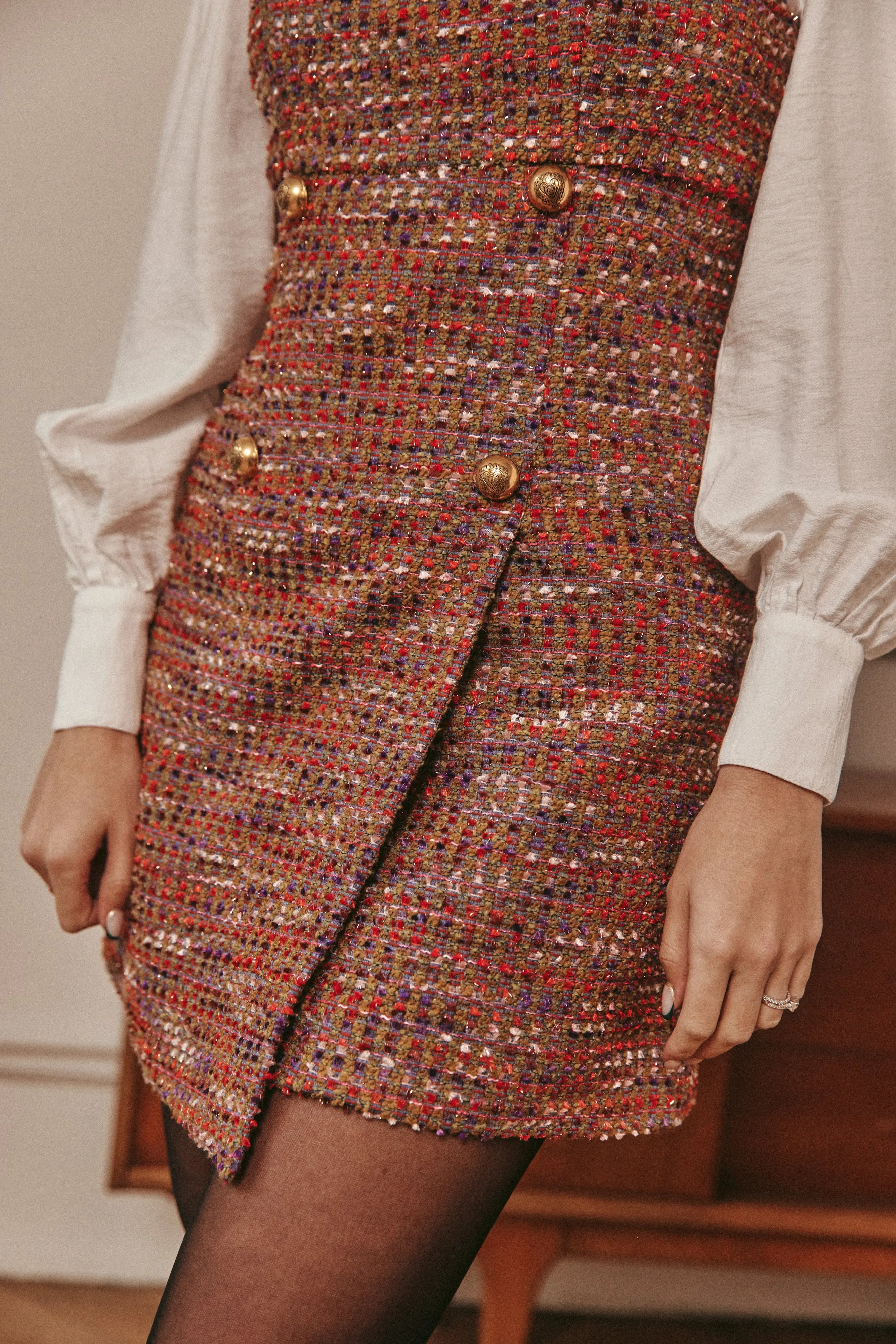 PAUEME I ROBE I Robe Christi - Tweed Scintillant