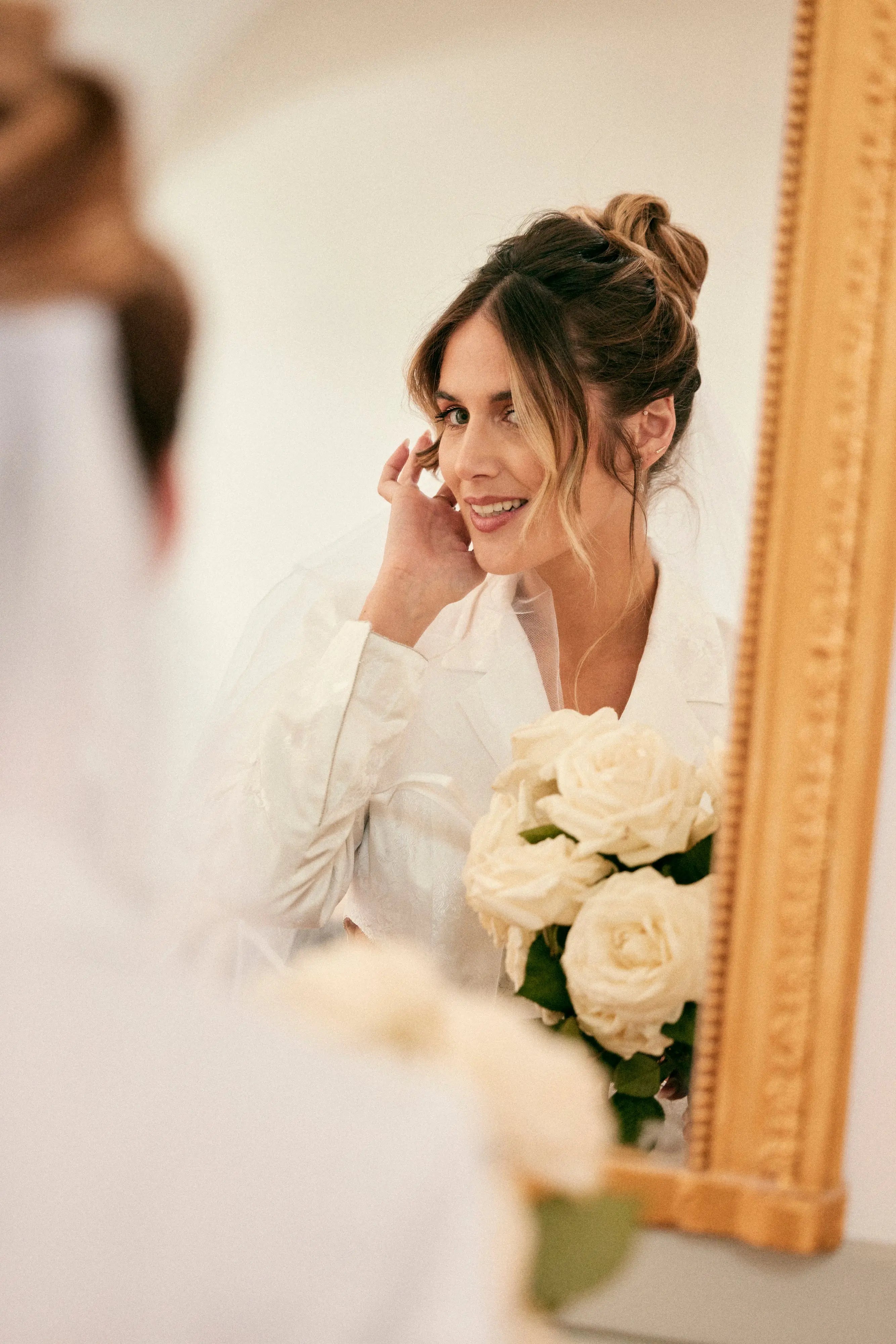 PAUEME I ROBE I Robe blazer Marine - Blanc