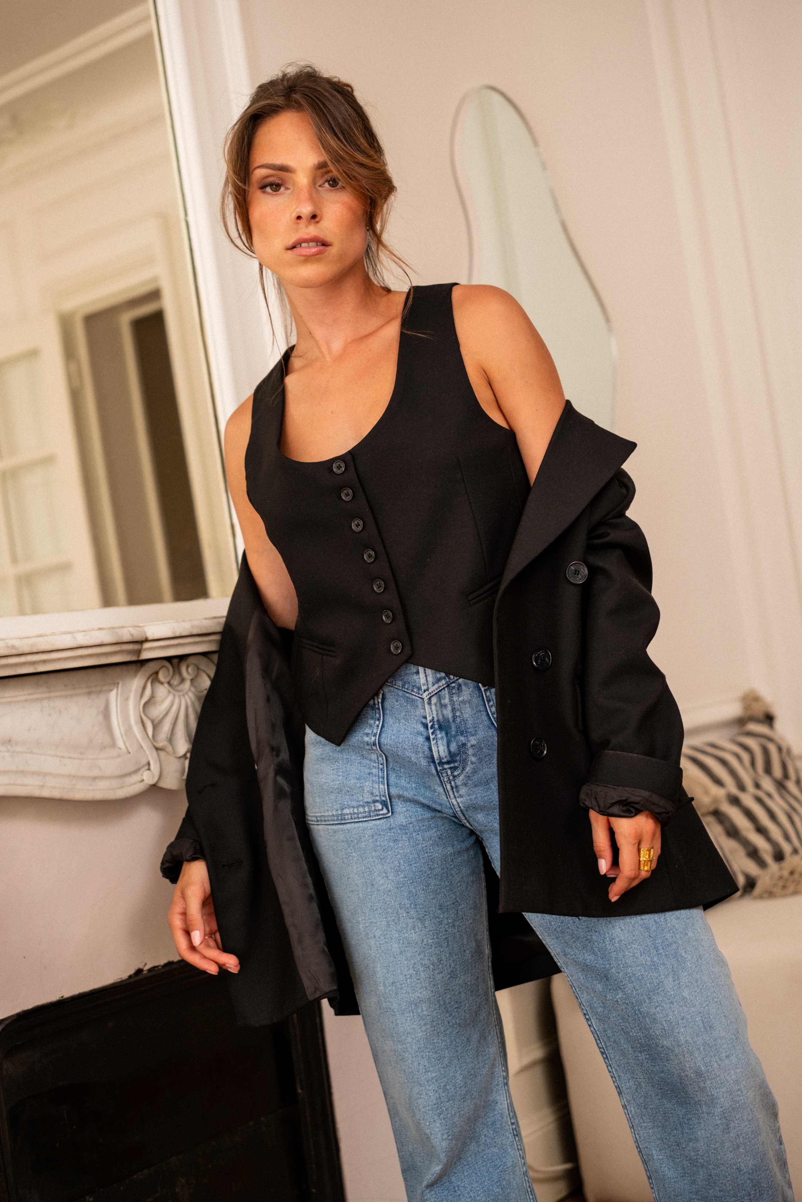 PAUEME I GILET I Gilet Georges - Noir