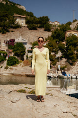 PAUEME I Robe Longue I Robe longue Amaya - Jaune