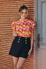 PAUEME I BLOUSE I Blouse Diana - Fleurs de Printemps