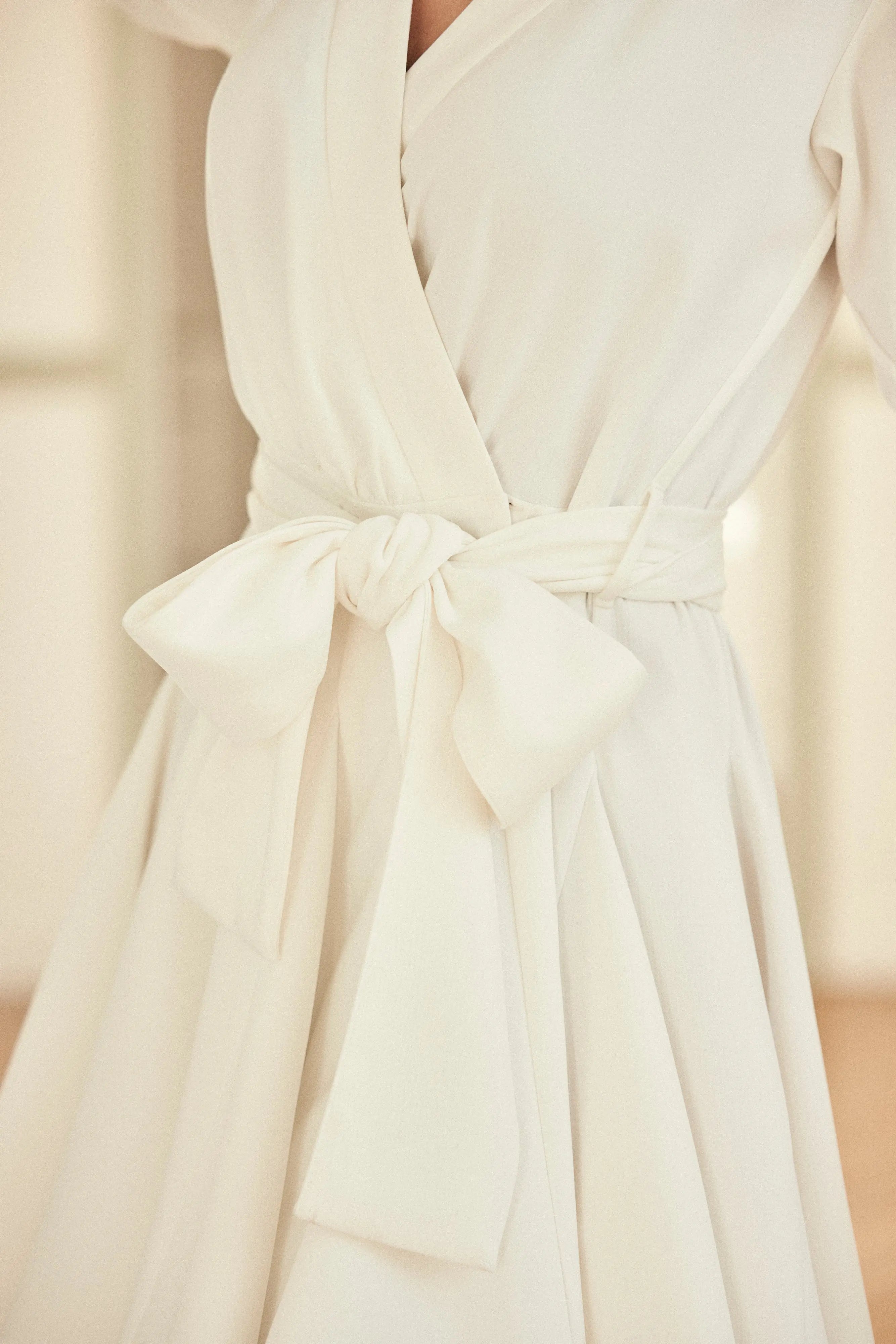 PAUEME I ROBE I Robe Salomé - Satinée écrue