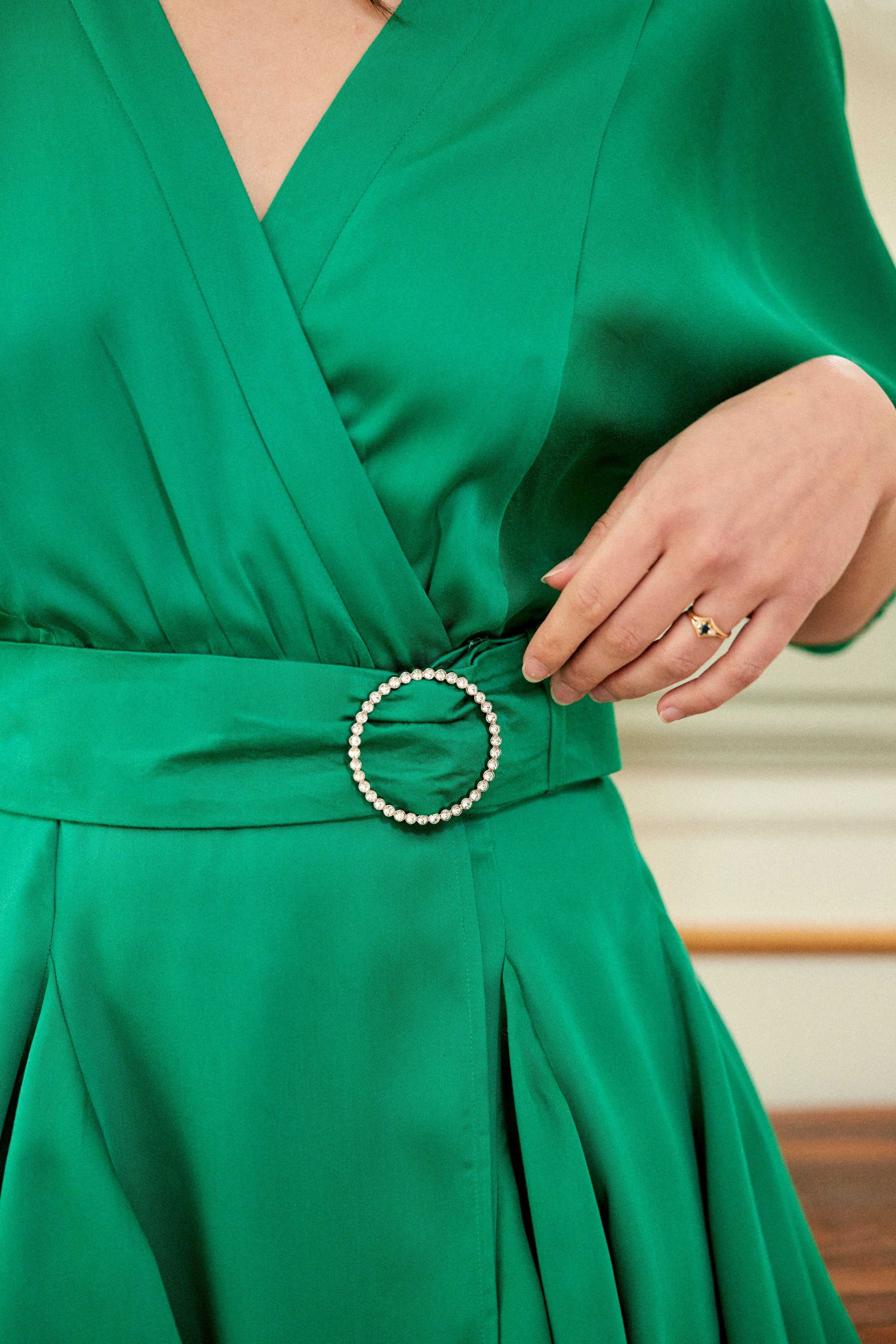 PAUEME I ROBE I Robe Sizon - Vert