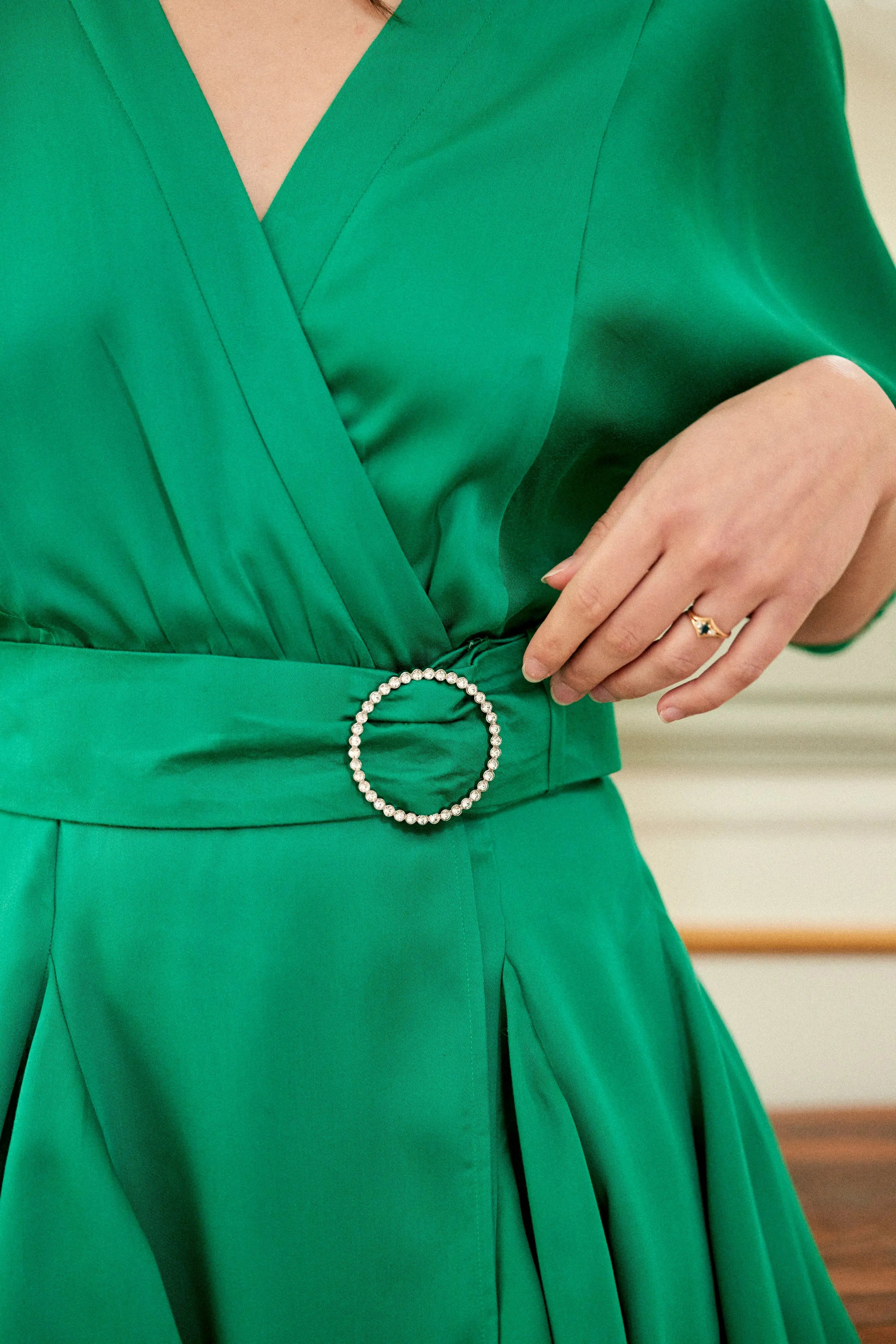 PAUEME I ROBE I Robe Sizon - Vert