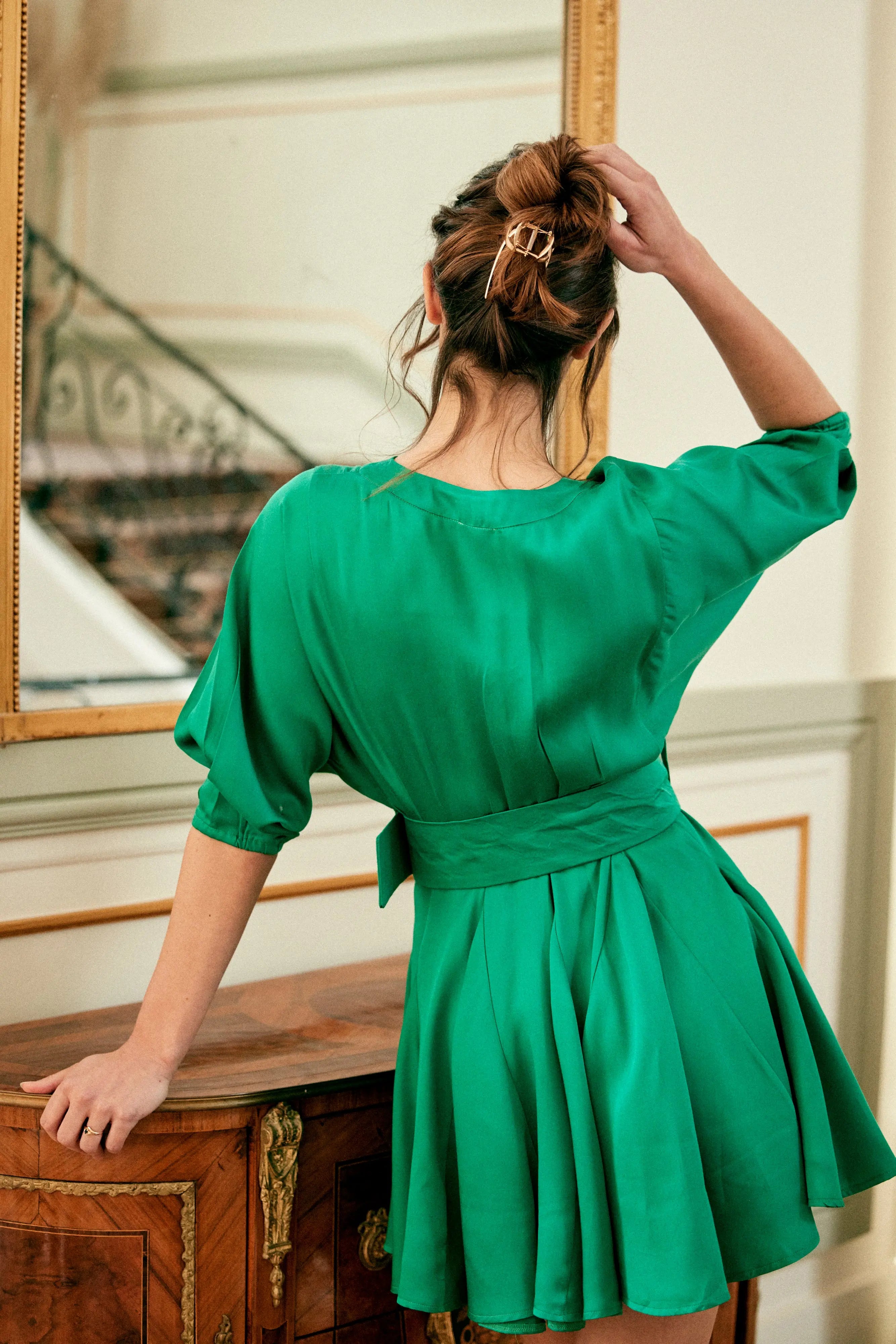 PAUEME I ROBE I Robe Sizon - Vert