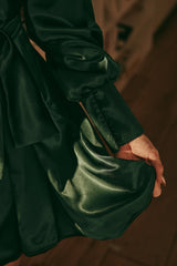 PAUEME I ROBE I Robe Sully - Satin Vert