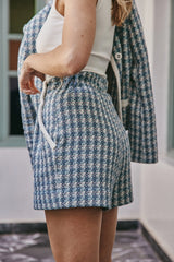 PAUEME I SHORT I Short Valentino - Tweedy Blue