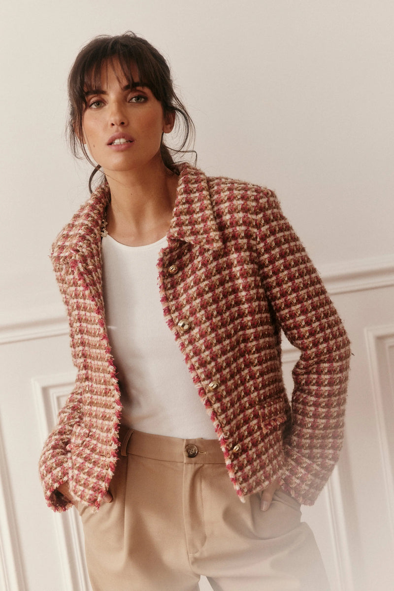 PAUEME I VESTE I Veste Caroline - Tweed brun